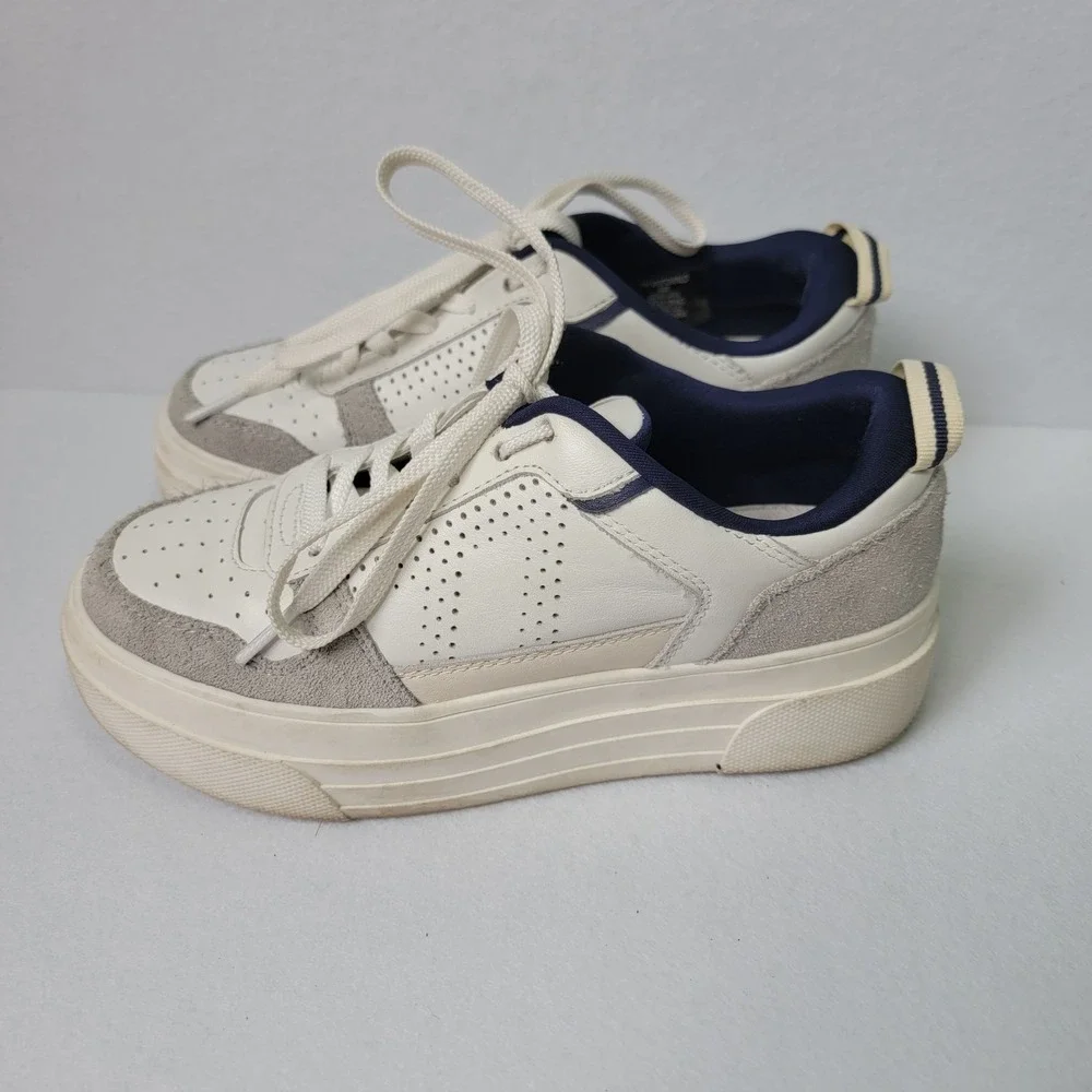 Le TIGRE Midtown Platform Sneaker Size 6M TW-MIDTOWN LO 1977, Beige